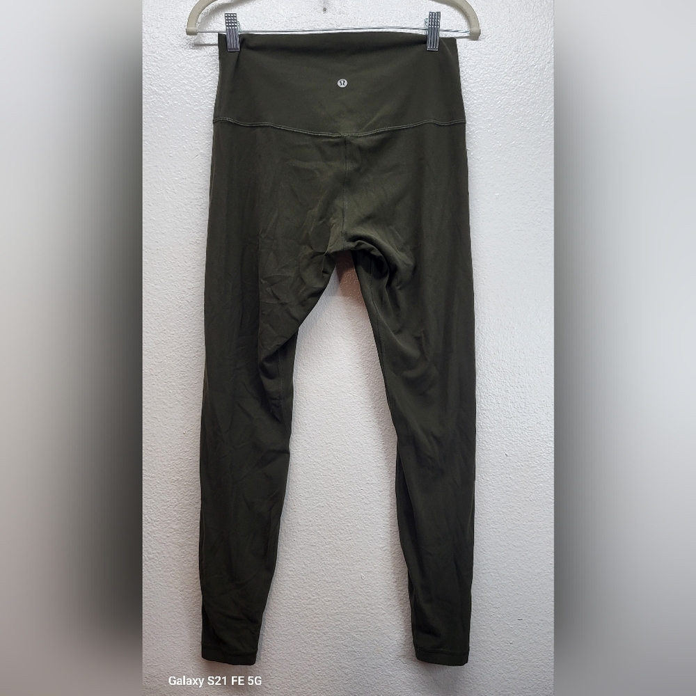 Lulelulemon Army Green Align Leggings - Picture 2 of 7